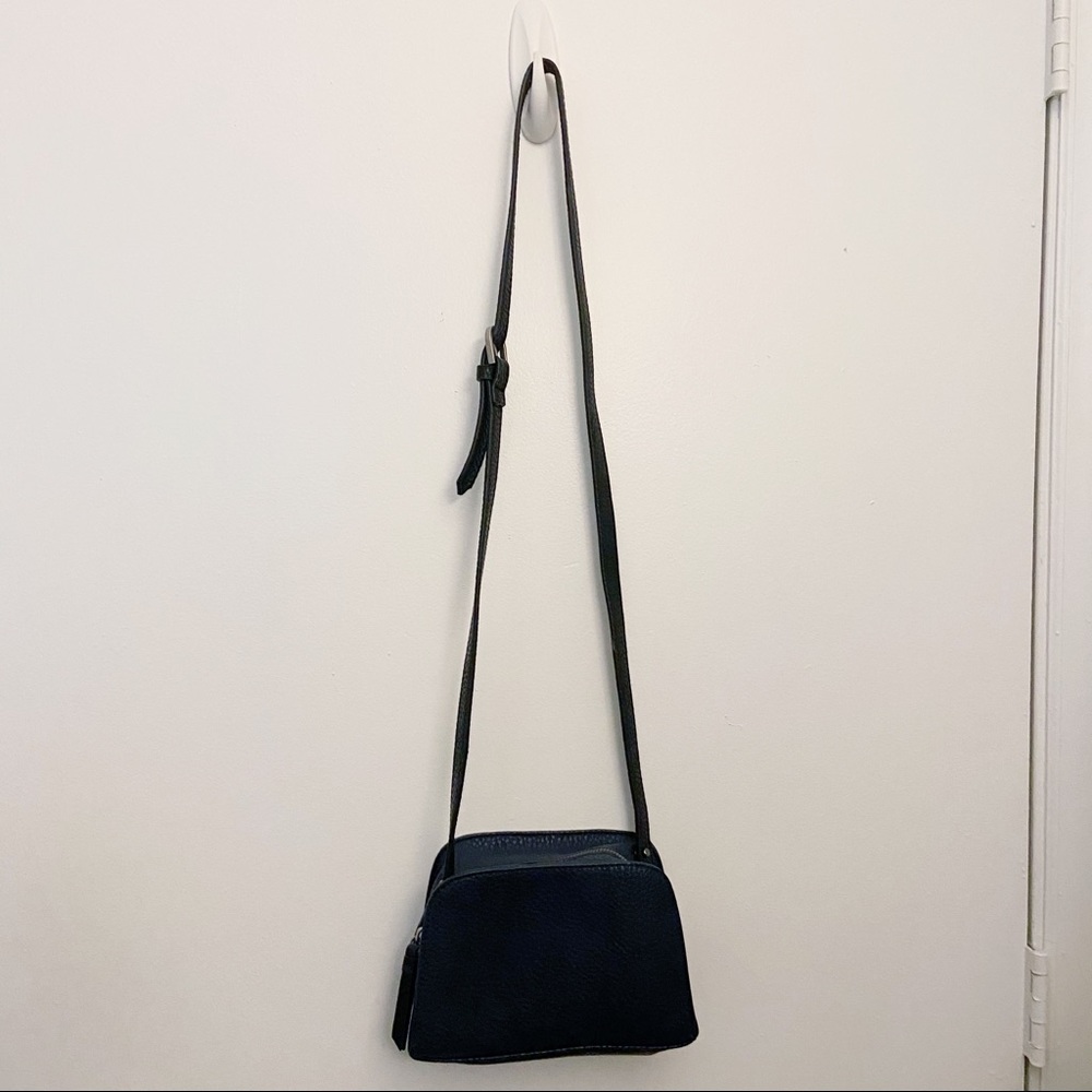 Free People Navy w/ Black Bottom Crossbody Purse